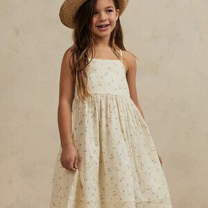 Rylee + Cru Dress Ava Dress Size 4-5 Blue Daisy